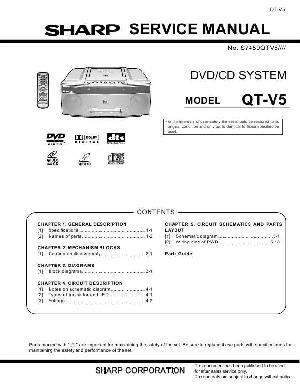 Сервисная инструкция Sharp QT-V5 ― Manual-Shop.ru