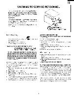 Сервисная инструкция SHARP R-1610, R-1611, R-1612
