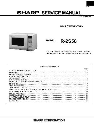Сервисная инструкция Sharp R-2S56 ― Manual-Shop.ru