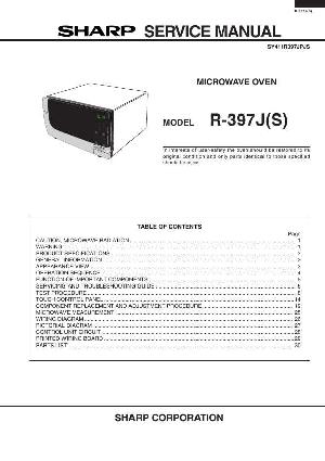 Сервисная инструкция Sharp R-397JS ― Manual-Shop.ru
