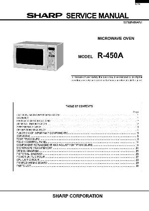 Сервисная инструкция Sharp R-450A ― Manual-Shop.ru