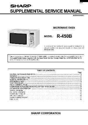 Сервисная инструкция Sharp R-450B ― Manual-Shop.ru