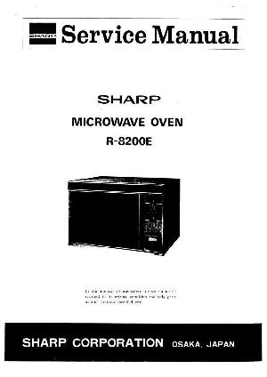 Сервисная инструкция Sharp R-8200E ― Manual-Shop.ru