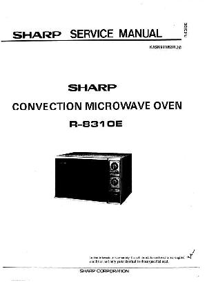 Сервисная инструкция Sharp R-8310E ― Manual-Shop.ru