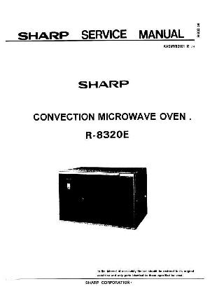 Сервисная инструкция Sharp R-8320E ― Manual-Shop.ru