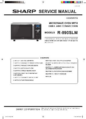 Сервисная инструкция Sharp R-890SLM ― Manual-Shop.ru