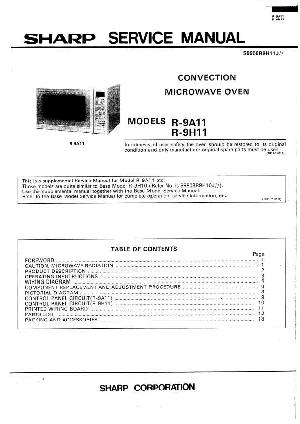 Service manual Sharp R-9A11, R-9H11 ― Manual-Shop.ru