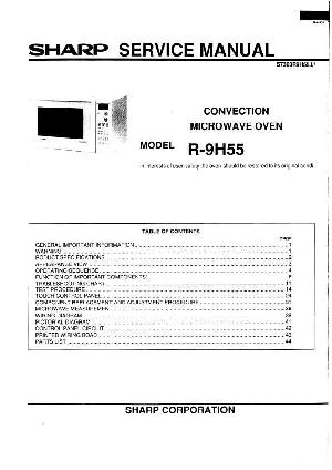 Service manual Sharp R-9H55 ― Manual-Shop.ru