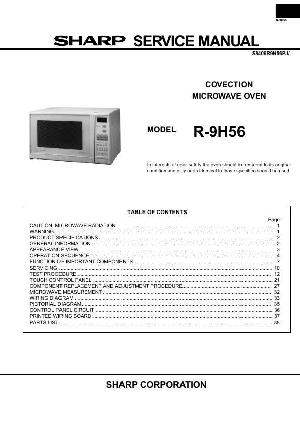 Сервисная инструкция Sharp R-9H56 ― Manual-Shop.ru