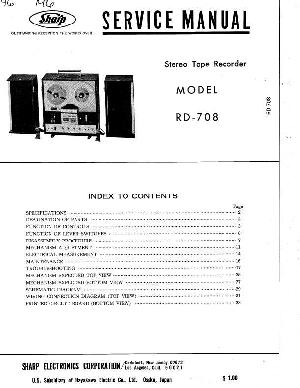 Service manual Sharp RD-708 ― Manual-Shop.ru