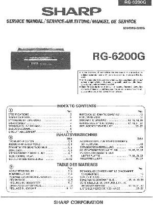 Service manual Sharp RG-6200G ― Manual-Shop.ru