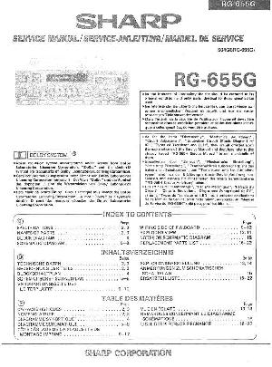 Service manual Sharp RG-655 ― Manual-Shop.ru
