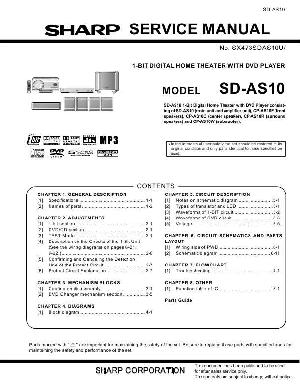 Сервисная инструкция Sharp SD-AS10 ― Manual-Shop.ru