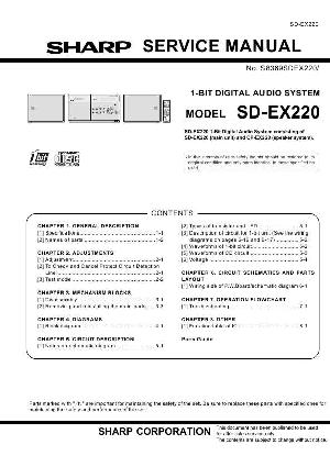 Service manual Sharp SD-EX220 ― Manual-Shop.ru