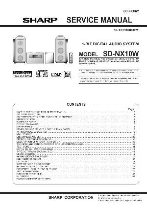 Сервисная инструкция Sharp SD-NX10W ― Manual-Shop.ru