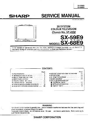 Service manual Sharp SX-59E9, SX-68E9 ― Manual-Shop.ru