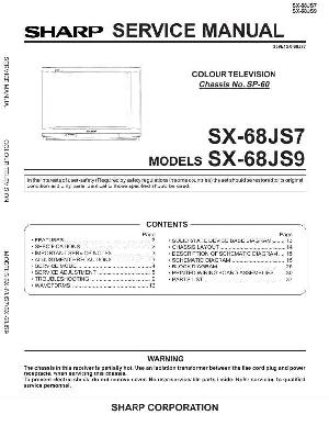 Сервисная инструкция Sharp SX-68JS7 ― Manual-Shop.ru