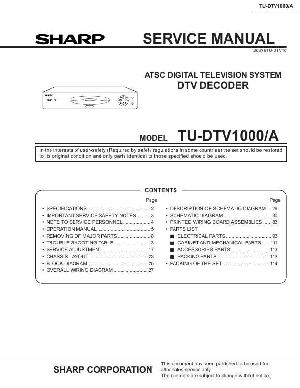 Service manual Sharp TU-DTV100 ― Manual-Shop.ru