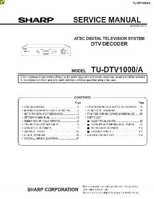 Service manual Sharp TU-DTV1000 ― Manual-Shop.ru