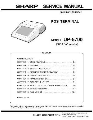 Service manual Sharp UP-5700 ― Manual-Shop.ru