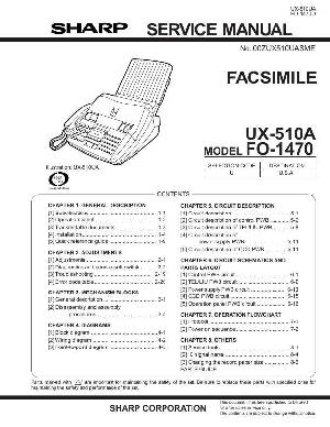 Сервисная инструкция Sharp UX-510A ― Manual-Shop.ru
