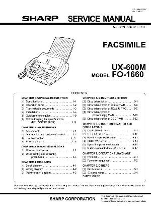 Service manual Sharp UX-600M ― Manual-Shop.ru