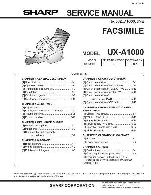 Сервисная инструкция Sharp UX-A1000 ― Manual-Shop.ru