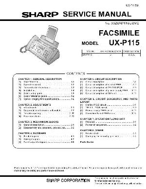 Service manual Sharp UX-P115 ― Manual-Shop.ru