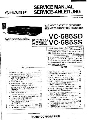 Service manual Sharp VC-685SD, SS ― Manual-Shop.ru