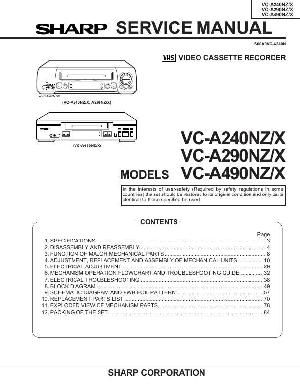 Сервисная инструкция Sharp VC-A240X, VC-A290X, VC-A490X ― Manual-Shop.ru