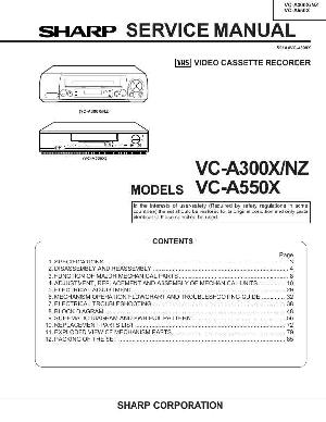 Service manual Sharp VC-A300X, VC-A550X ― Manual-Shop.ru