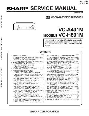 Сервисная инструкция Sharp VC-A401M, VC-H801M ― Manual-Shop.ru