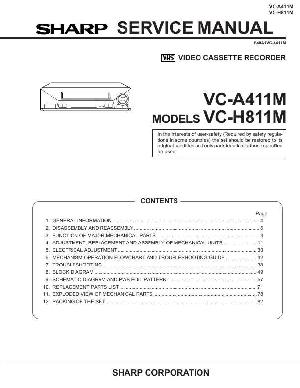 Сервисная инструкция Sharp VC-A411M, VC-H811M ― Manual-Shop.ru