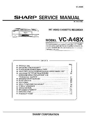 Сервисная инструкция Sharp VC-A48X ― Manual-Shop.ru