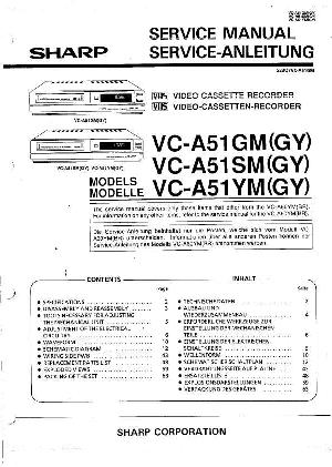 Сервисная инструкция Sharp VC-A51GM SM YM ― Manual-Shop.ru