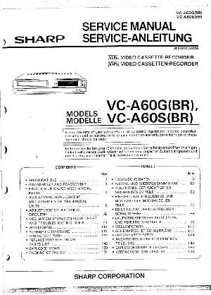 Сервисная инструкция Sharp VC-A60G S ― Manual-Shop.ru