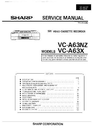 Сервисная инструкция Sharp VC-A63 ― Manual-Shop.ru
