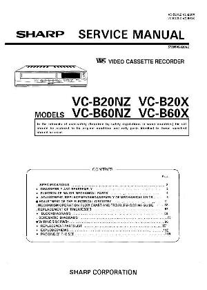Сервисная инструкция Sharp VC-B20, VC-B60 ― Manual-Shop.ru
