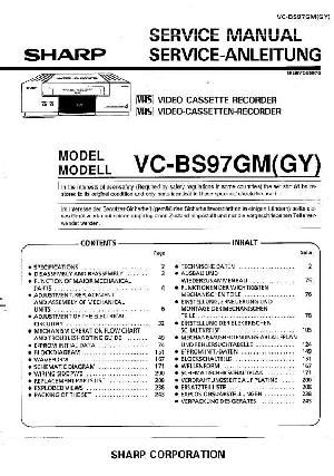 Сервисная инструкция Sharp VC-BS97GM ― Manual-Shop.ru