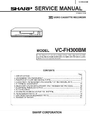 Сервисная инструкция Sharp VC-FH300BM ― Manual-Shop.ru