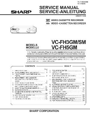 Сервисная инструкция Sharp VC-FH3GM, VC-FH5GM ― Manual-Shop.ru