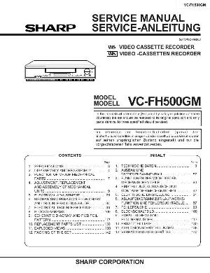 Сервисная инструкция Sharp VC-FH500GM ― Manual-Shop.ru