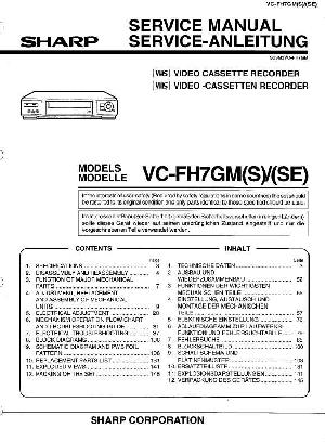 Сервисная инструкция Sharp VC-FH7GM ― Manual-Shop.ru