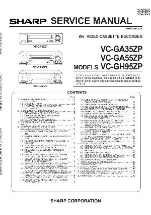 Сервисная инструкция Sharp VC-GA35ZP, VC-GA55ZP, VC-GH95ZP ― Manual-Shop.ru