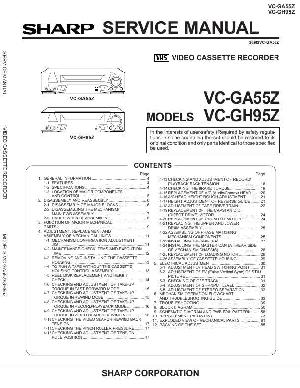 Сервисная инструкция Sharp VC-GA55Z, VC-GH95Z ― Manual-Shop.ru