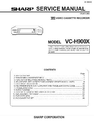 Service manual Sharp VC-H900X ― Manual-Shop.ru