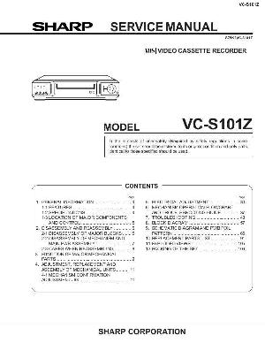 Service manual Sharp VC-S101Z ― Manual-Shop.ru