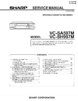 Service manual Sharp VC-SA597M, VC-SH997M ― Manual-Shop.ru