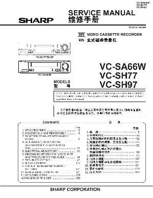 Сервисная инструкция Sharp VC-SA66W, VC-SH77, VC-SH97 ― Manual-Shop.ru