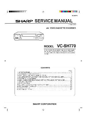 Service manual Sharp VC-SH770 ― Manual-Shop.ru
